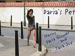 Daria Glower gets to play with her luxurious slave Daria Glower gets to play with her luxurious slave