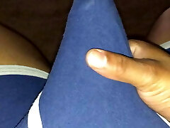 Black Lesbian Stud Frolicking With Strapon