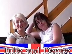 Nervous housewifes first lezzy tryst
