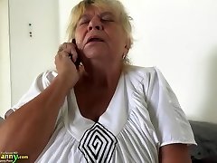 Big-chested old mother masturbation pussy with teen