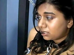 Indian slave conforming her mistress as a good slave