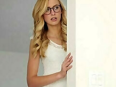 Dyked- Nerdy Blonde Tutor Dominates super-hot Student