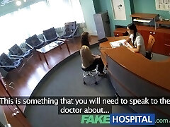 FakeHospital Nurse seduces patient and likes licking her pussy
