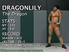 Dragon vs Diosa en Ganador Folla Perdedor de la Lucha libre