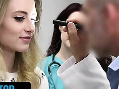 Perv Doctor - Ginger-haired Nurse Helps Nervous Patient Kyler Quinn Unwind And Prepare For Doctor's Exam Perv Doctor - Ginger-haired Nurse Helps Nervous Patient Kyler Quinn Unwind And Prepare For Doctor's Exam