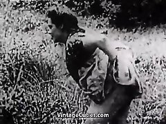Hard Sex in Green Meadow (1930s Vintage)