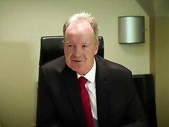 Young brunette teen light-haired and old man with big dick in hardcore threesome