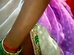 just married bride Saree in full HD desi vid home 