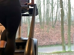 fit damsel training in gym gets a deep plow by the trainer during workout fit damsel training in gym gets a deep plow by the trainer during workout