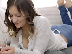 18 year aged Vera rides a cock for the first time and has a deep orgasm