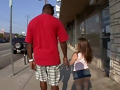 Lee Drill in Mini Mya Has A Big Of A Thing For Big Black Guys - Wankz