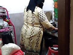 Torrid Mother - Indian 55 Year Old Hot Fucked By Son In Law In Kitchen - Jizm In The Big Ass