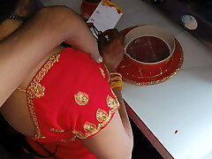 Dever ne manaya bhabhi ke saath karva chauth Dever ne manaya bhabhi ke saath karva chauth