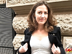 GERMAN SCOUT - College Teen Alessandra get Fuck at Casting