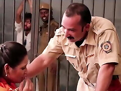 Indian Bhabhi Blackmailed By Police To Let Out Her Husband