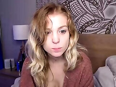 Blonde teen Sierras first softcore masturbation video