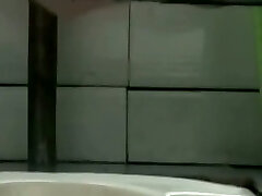 Toilet voyeur loves filming girls when they take a pee.