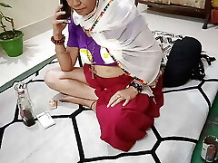 Indian bhau smoke cigarette and drinking alcohol enjoy sex,,bra-stuffers,clit,and sexy figure