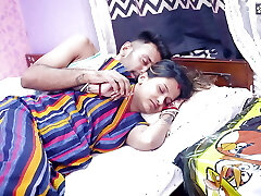 Cute Step-Sister and Desi Luanda hard-core sex on bed Full Vid ( Hindi Audio )