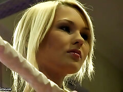 Ultra-cute Blondies Engage In Arousing Catfight