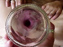 Wide Open Hairy Pussy PAWG with Glass Bottle Natural Bush Wide Open Hairy Pussy PAWG with Glass Bottle Natural Bush