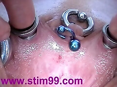 间隙的猫非常阴户的特写镜头打开伸扩张