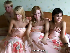 These raunchy looking nymphos are ready to fuck anytime