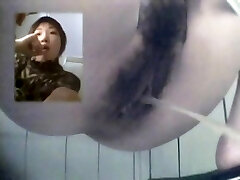 Pissing on restroom gal Pissing on restroom gal