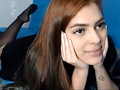 Webcam Show With Graceful Brunette Teenage Stunner