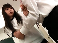 Japanese sweetheart stuffs her slit