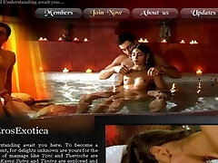 Erotic bath and sensual smooch