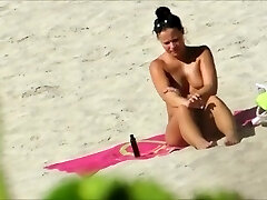 赤裸上身的海滩可爱带大加那利岛拉斯帕尔马斯