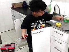 I fix the drain for the boss very nicely