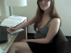 Nerdy gf take a big cock Nerdy gf take a big cock