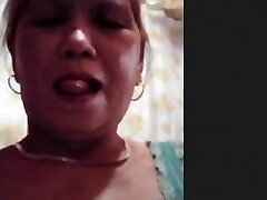 filipina granny showing me her melons and tongue making me spunk on skype