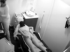 Hidden Spy Web Cam - Russian Beaty Salon - Pussy Depilation 01