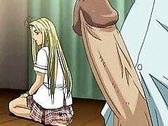 Hentai hottie rubia teniendo sexo anal en grupo corre duro