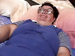 Lisa who always dreams of man sausage masturbates hard like a tramp