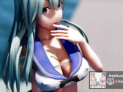 MMD r18 suzuya kancolle lovemaking dance 3d hentai