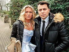 DEBT4k. Promiscuous wife cheats on spouse for cash in front of DEBT4k. Promiscuous wife cheats on spouse for cash in front of