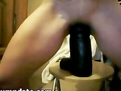 Crazy babe inserts big toy in her pussy Crazy babe inserts big toy in her pussy