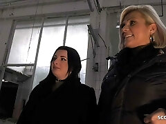 German MILF Tatjana Young and Teenage Elisa18 talk to Swinger Foursome