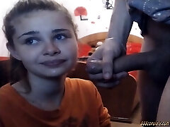 Hot stellar teen deep throat blowjob Hot stellar teen deep throat blowjob