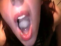 Cum swallow - feeding of a real cumslut Cum swallow - feeding of a real cumslut