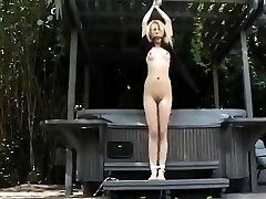 Close up Outdoor bdsm dorm hj