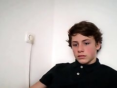 Danish 18yo Single Teen Boy & Jerk-Masturbating Show