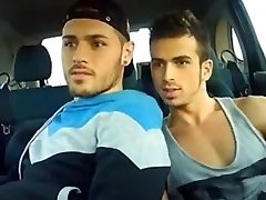 Outdoor Bareback Fuck 2 Uber-cute Spanish Boys on Webcam 6