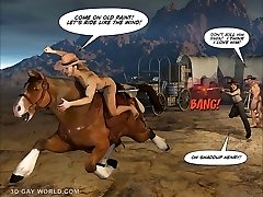 HOW WEST WAS SUSPENDED 3D Queer Cowboys Cartoon Anime Comics Hentai