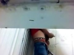 Str8 spy boy in public wc