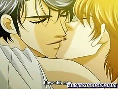 Anime gay smooched an bareback fucked